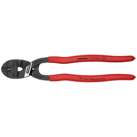 KNIPEX 7131250 CoBolt 10in Compact Bolt Cutter Notched Blade Hardened Steel