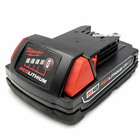 Milwaukee 48-11-1820 M18 RED LITHIUM Li-Ion CP 2.0Ah Compact Battery 18V