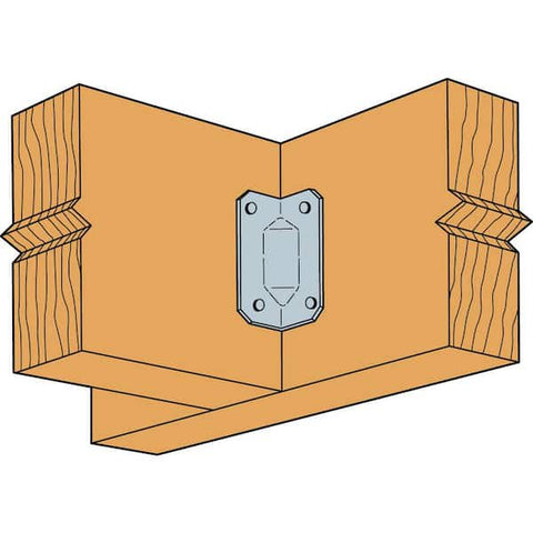 Simpson Strong-Tie GA1 Gusset Angle Connector 2-3/4 in Length for 6-10d Fasteners