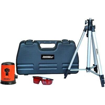 Johnson Level & Tool 40-0921 Self-Leveling Cross-Line Laser Kit, 19 x 10"
