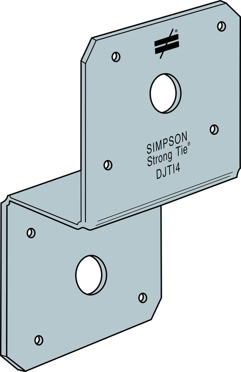 Simpson Strong-Tie DJT14Z ZMAX Galvanized Deck Joist Tie Wood Framing 25 Pack