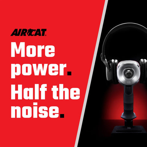 AIRCAT 1057-TH 1/2" Stubby Impact Wrench, 500 ft-lb Max Torque