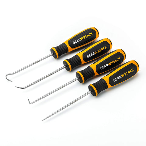 GEARWRENCH 84040H 4 Pc. Mini Hook & Pick Set Dual Composite