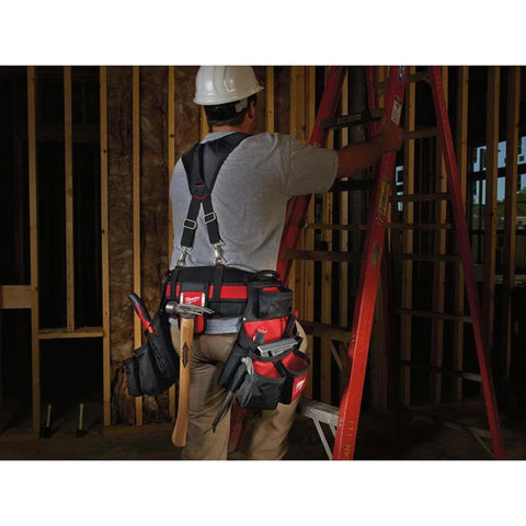 Milwaukee 48-22-8120 Contractor Work Belt with Suspension Rig Tool Belt System
