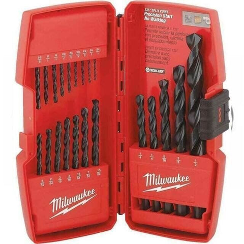 Milwaukee 48-89-2801 21-Piece Thunderbolt Black Oxide Drill Bit Set