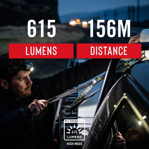 Coast 21328 FL85 615 Lumen Dual Color Pure Beam Focusing LED Headlamp
