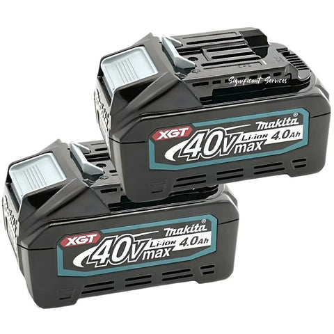 Makita BL4040-2 40V Max XGT 4Ah Lithium-Ion Power Tool Battery Pack Fuel Gauge
