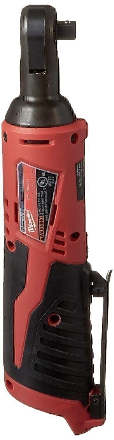 Milwaukee 2457-20 M12 Cordless 3/8" Sub-Compact 35 ft-Lbs 250 RPM Ratchet w/...