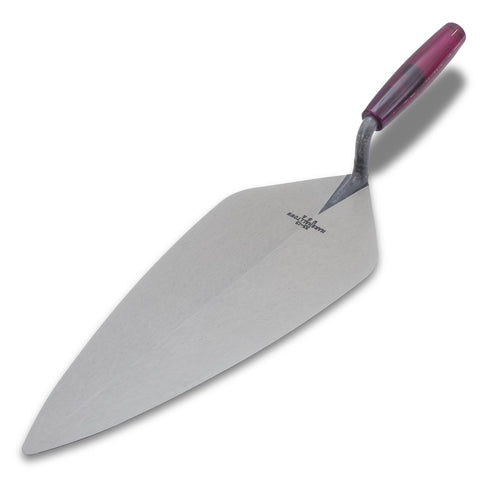 MARSHALLTOWN London Brick Trowel, 12 x 5 1/8 Inch Masonry Tool, Wood Handle, Made in the USA, 33P12