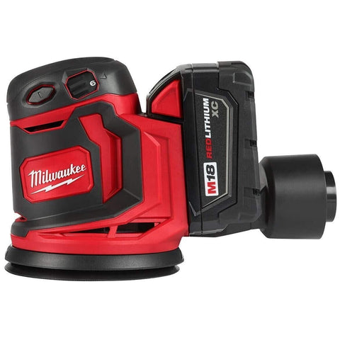 Milwaukee 2648-21 M18 Lithium ion Random Orbit Sander 5.0 Ah Battery Kit