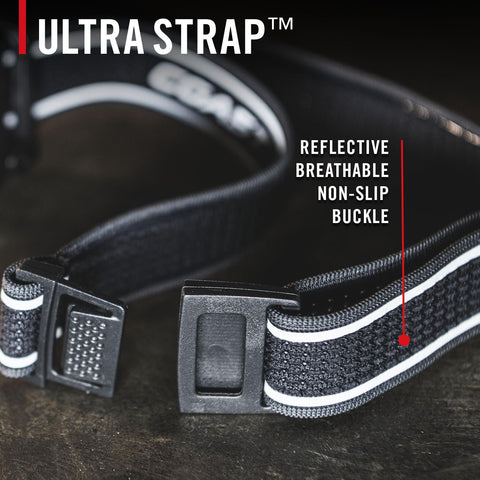 Coast FLX40R LED Headlamp 800 Lumen Built-in Recharge Twist Focus Ultra Strap
