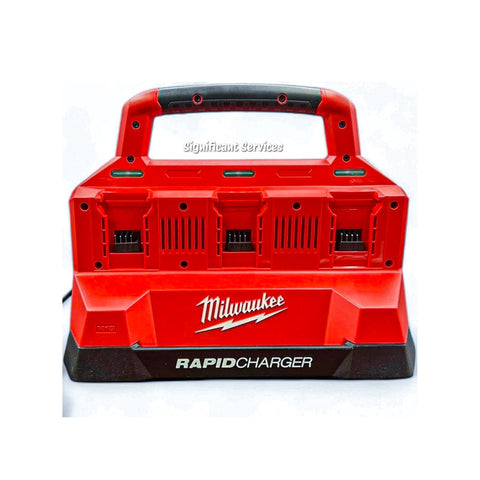 Milwaukee 48-59-1809 M18 18V Li-Ion Packout 6 Port Bay Rapid Battery Charger