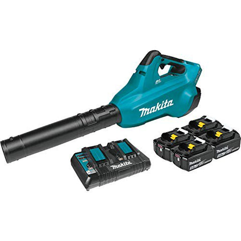 Makita XBU02PT1 36V (18V X2) LXT� Brushless Blower Kit with 4 Batteries (5.0Ah)