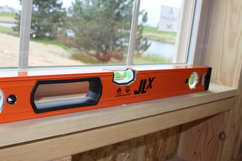 Johnson Level & Tool 5700-2400 Heavy Duty Aluminum Box Level 24" Orange