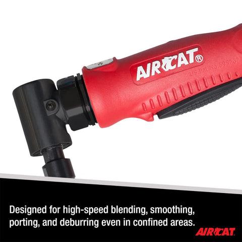 AIRCAT 6255 .4 HP Composite Right Angle Die Grinder, 18,000 RPM