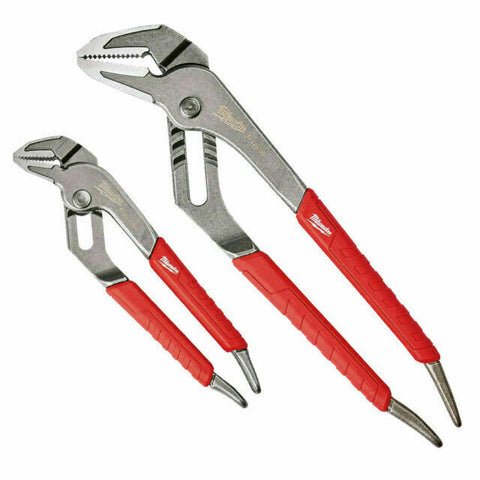 Milwaukee 48-22-6330 6" & 10" Comfort Grip Straight-Jaw Pliers Set