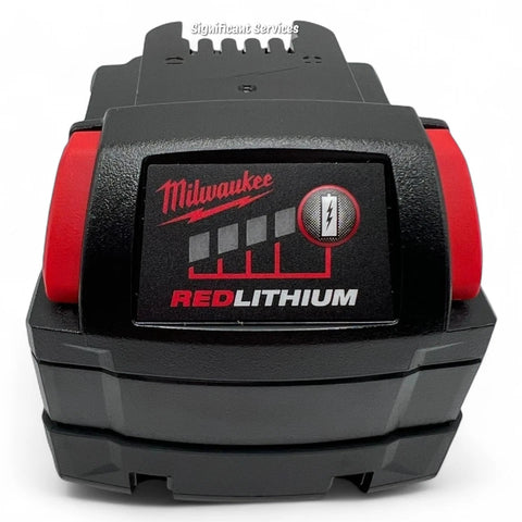 (2) GENUINE 18V Milwaukee 48-11-1850 5.0 AH Batteries M18 XC18 48-11-1852 NEW