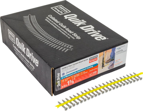 Simpson Strong-Tie CB3BLG158S #10 x 1-5/8” Quick Drive Screws Bulk Pack 1500pc