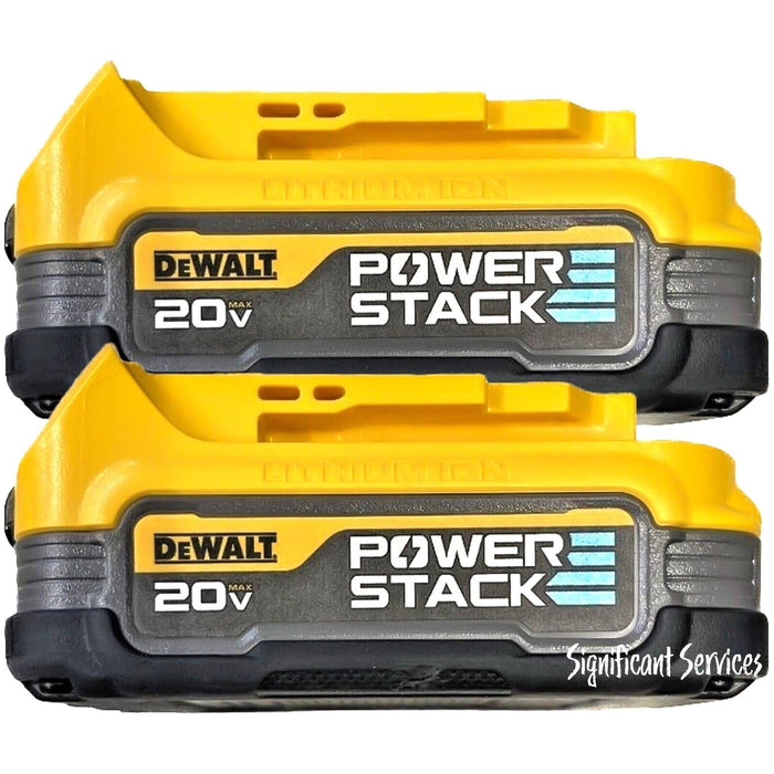 DeWALT DCBP034 20V Max Li-ion Power Stack Compact Battery Packs 20 Volt 2 pack