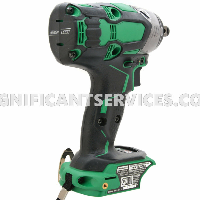 Metabo HPT WR18DBDL2Q4 1/2 Inch Cordless Impact Wrench 18V Lithium Ion