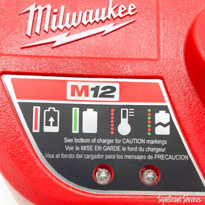 New Milwaukee 48-59-2401 M12 Lithium Ion 12 Volt Battery Charger Genuine OEM